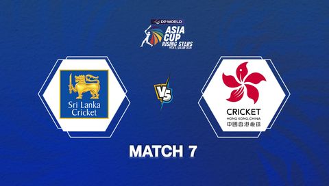 DP World Men's Asia Cup Rising Stars 2025: Sri Lanka A vs HK China