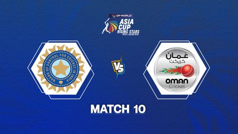 DP World Men's Asia Cup Rising Stars 2025: India A vs Oman