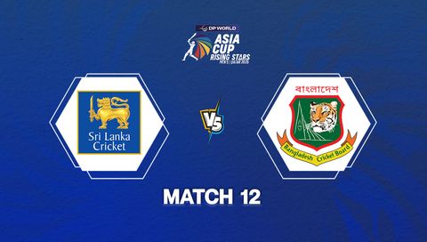 DP World Men's Asia Cup Rising Stars 2025: Sri Lanka A vs Bangladesh A