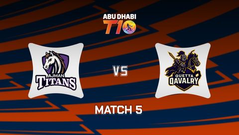 Abu Dhabi T10 2025: Ajman Titans vs Quetta Qavalry