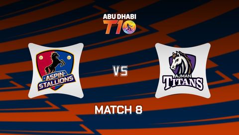 Abu Dhabi T10 2025: Aspin Stallions vs Ajman Titans