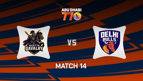 Abu Dhabi T10 2025: Quetta Qavalry vs Delhi Bulls