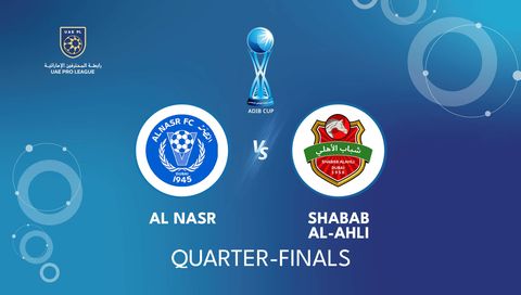 ADIB Cup 2025/26: Al Nasr vs Shabab Al-Ahli