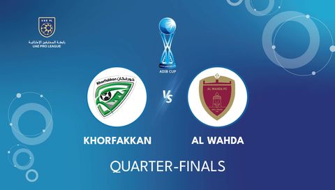 ADIB Cup 2025/26: Khorfakkan vs Al Wahda