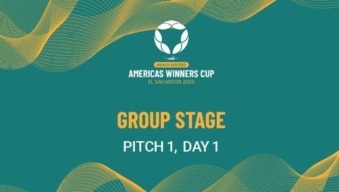 Beach Soccer: Americas Winners Cup El Salvador 2025, Pitch 1, Day 1
