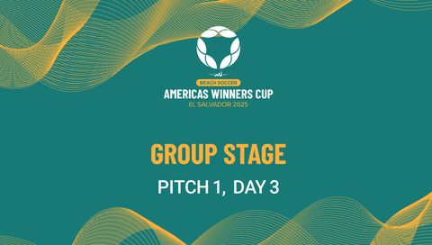 Beach Soccer: Americas Winners Cup El Salvador 2025, Pitch 1, Day 3