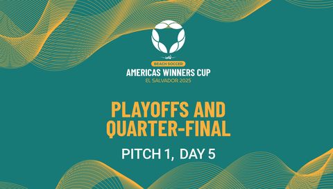 Beach Soccer: Americas Winners Cup El Salvador 2025, Pitch 1, Day 5