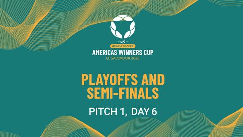 Beach Soccer: Americas Winners Cup El Salvador 2025, Pitch 1, Day 6