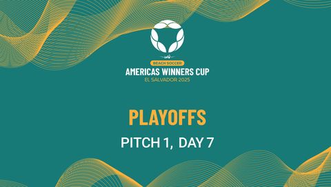 Beach Soccer: Americas Winners Cup El Salvador 2025, Pitch 1, Day 7