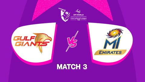 DP World International League T20 2025: Gulf Giants vs MI Emirates