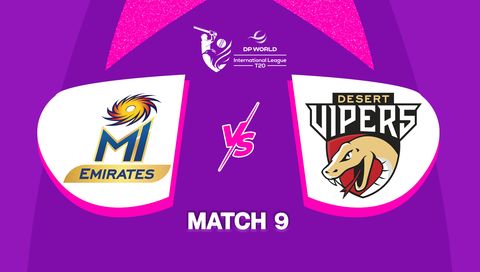 DP World International League T20 2025: MI Emirates vs Desert Vipers