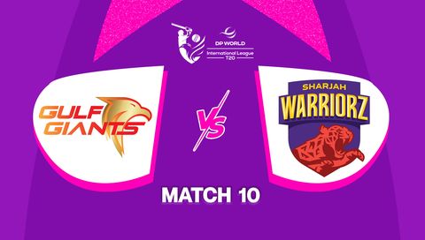 DP World International League T20 2025: Gulf Giants vs Sharjah Warriorz