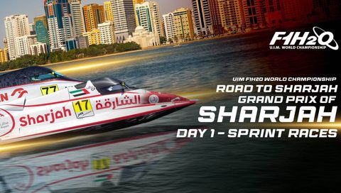 UIM F1H2O World Championship 2025: Grand Prix of Sharjan, UAE, Day 1 - Sprint Races