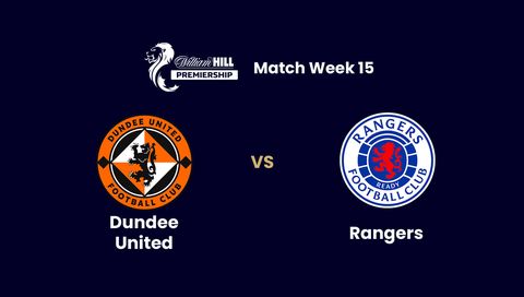 Scottish Premiership 2025/26: Dundee United vs Rangers