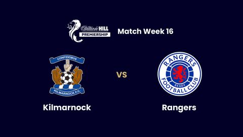 Scottish Premiership 2025/26: Kilmarnock vs Rangers