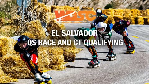 World Downhill Skateboarding Championship: El Salvador, Day 1 - QS Race and CT Qualifying
