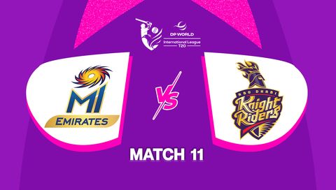 DP World International League T20 2025: MI Emirates vs Abu Dhabi Knight Riders