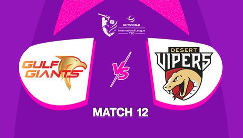 DP World International League T20 2025: Gulf Giants vs Desert Vipers