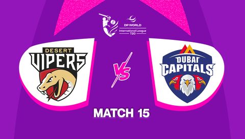 DP World International League T20 2025: Desert Vipers vs Dubai Capitals