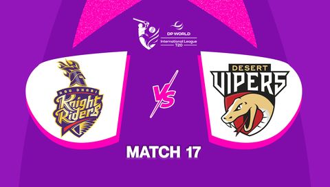 DP World International League T20 2025: Abu Dhabi Knight Riders vs Desert Vipers