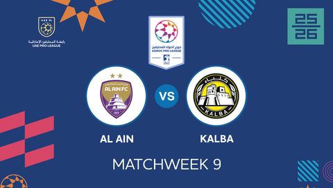 UAE Pro League 2025/26: Al Ain vs Kalba