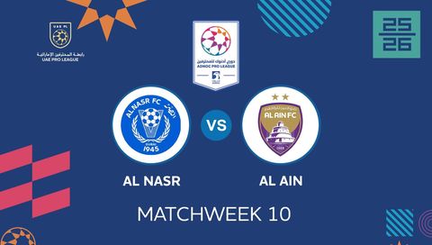 UAE Pro League 2025/26: Al Nasr vs Al Ain