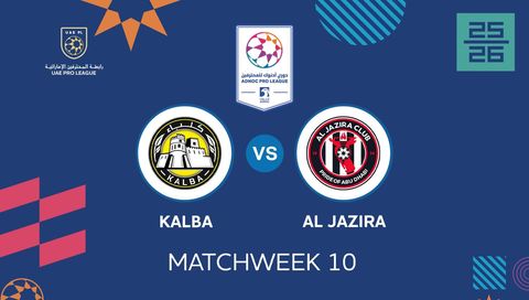 UAE Pro League 2025/26: Kalba vs Al Jazira