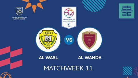 UAE Pro League 2025/26: Al Wasl vs Al Wahda