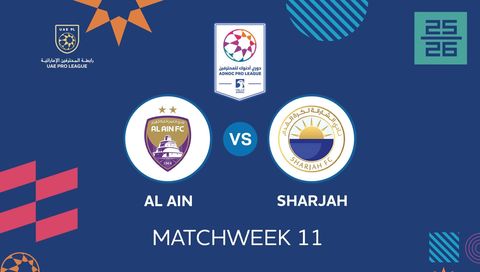 UAE Pro League 2025/26: Al Ain vs Sharjah