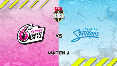 KFC Big Bash League, Season 15: Sydney Sixers vs Adelaide Strikers