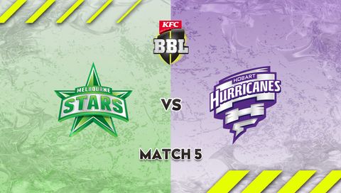 KFC Big Bash League, Season 15: Melbourne Stars vs Hobart Hurricanes