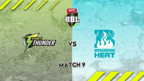 KFC Big Bash League, Season 15: Sydney Thunder vs Brisbane Heat