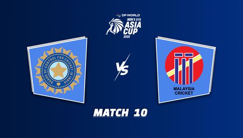 DP World Men's U-19 Asia Cup 2025: India vs Malaysia