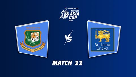 DP World Men's U-19 Asia Cup 2025: Bangladesh vs Sri Lanka