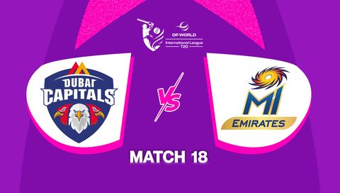 DP World International League T20 2025: Dubai Capitals vs MI Emirates