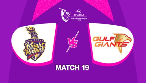 DP World International League T20 2025: Abu Dhabi Knight Riders vs Gulf Giants