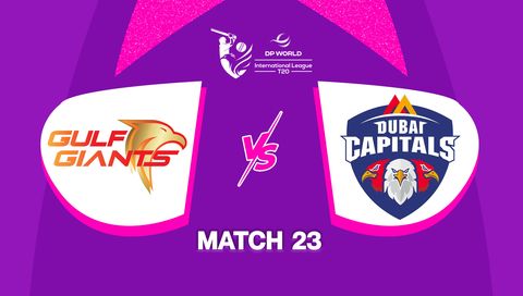 DP World International League T20 2025: Gulf Giants vs Dubai Capitals