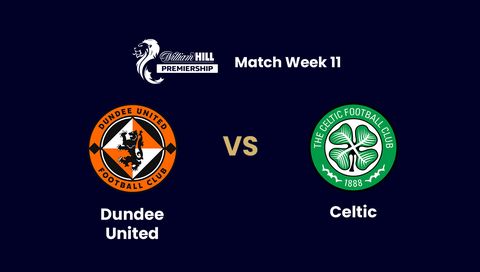 Scottish Premiership 2025/26: Dundee United vs Celtic