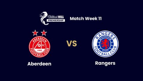 Scottish Premiership 2025/26: Aberdeen vs Rangers