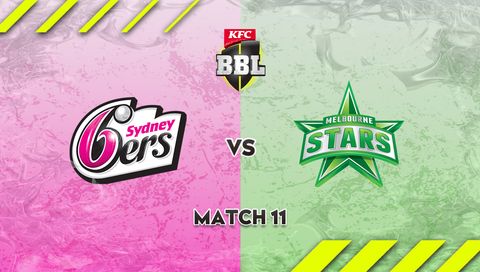 KFC Big Bash League, Season 15: Sydney Sixers vs Melbourne Stars