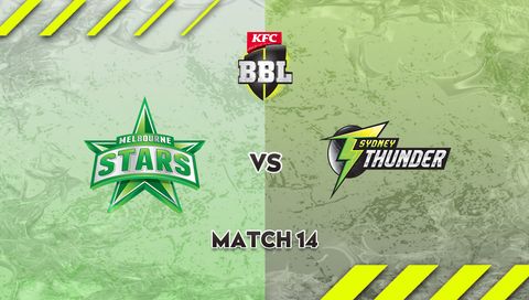KFC Big Bash League, Season 15: Melbourne Stars vs Sydney Thunder