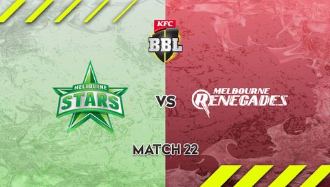 KFC Big Bash League, Season 15: Melbourne Stars vs Melbourne Renegades