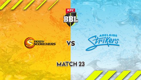KFC Big Bash League, Season 15: Perth Scorchers vs Adelaide Strikers