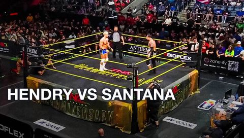 Joe Hendry and Santana Collide