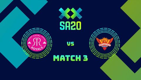 Betway SA20 2026: Paarl Royals vs Sunrisers Eastern Cape