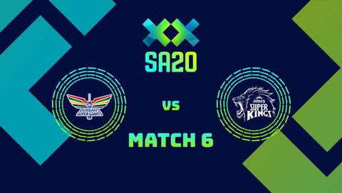 Betway SA20 2026: Durban's Super Giants vs Joburg Super Kings