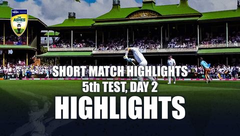 Short Match Highlights | Australia vs England, 5th Test, Day 2, The Ashes 2025/26