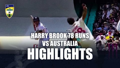 Harry Brook 78 Runs | Australia vs England, 5th Test, Day 1, The Ashes 2025/26 Highlights