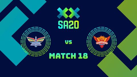 Betway SA20 2026: Durban's Super Giants vs Sunrisers Eastern Cape