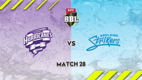 KFC Big Bash League, Season 15: Hobart Hurricanes vs Adelaide Strikers